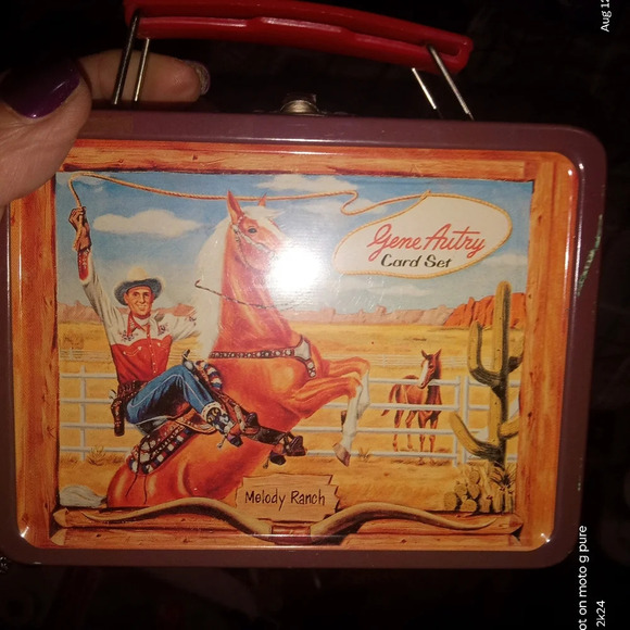 1995 Gene Autry Comic Card Set Series 1 With Mini Tin Lunchbox Sealed - Picture 3 of 9